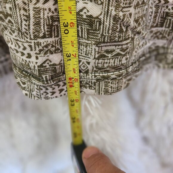 Northwest Territory Big Man 3X Polo Shirt Green Geometric Pattern 100% Cotton Ma - Picture 5 of 8